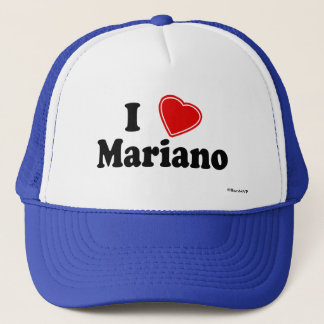 I Love Mariano Trucker Hat
