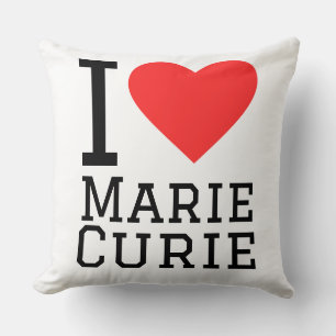 I love marie curie cushion