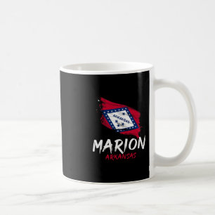 I Love Marion Arkansas Splatter Trip Vacation Souv Coffee Mug