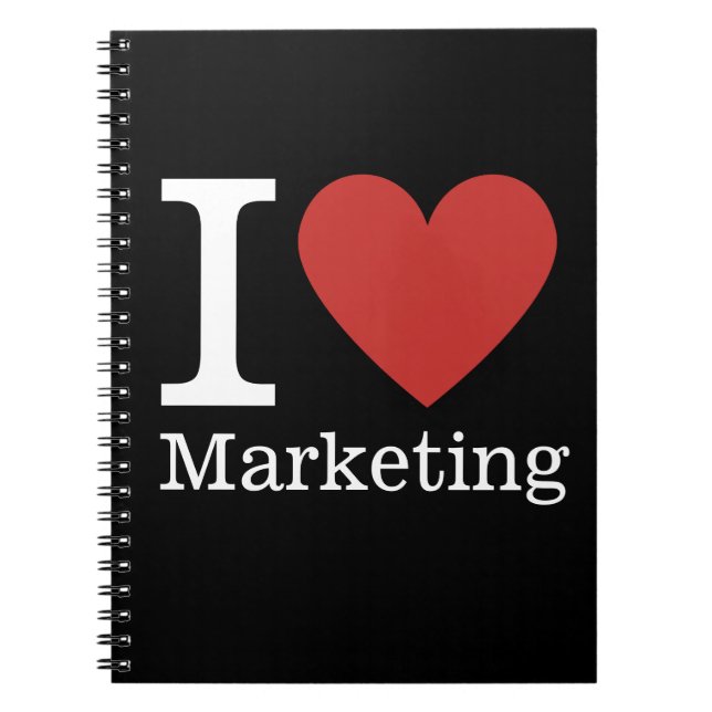 I ❤️ Love Marketing - Marketing Dept. NOTEBOOK (Front)