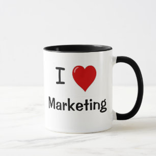 I Love Marketing Marketing Loves Me - Double Sided Mug