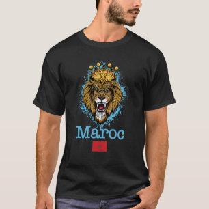 I Love Maroc, Cool Morocco Lions, Morocco Flag Ill T-Shirt
