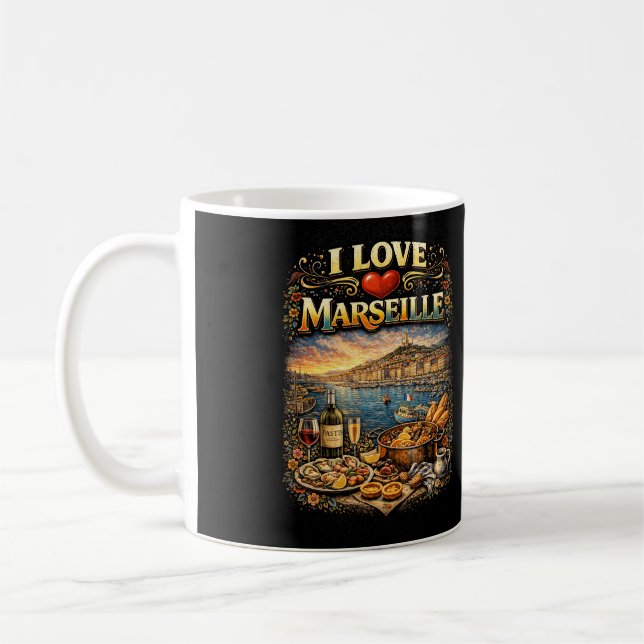 I love Marseille Coffee Mug (Left)
