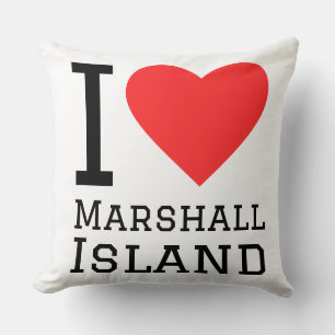 I love Marshall island Cushion