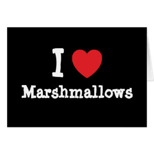 I love Marshmallows heart T-Shirt