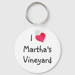 I Love Martha's Vineyard Key Ring