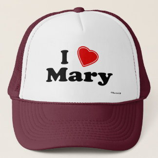 I Love Mary Trucker Hat