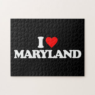 I LOVE MARYLAND JIGSAW PUZZLE