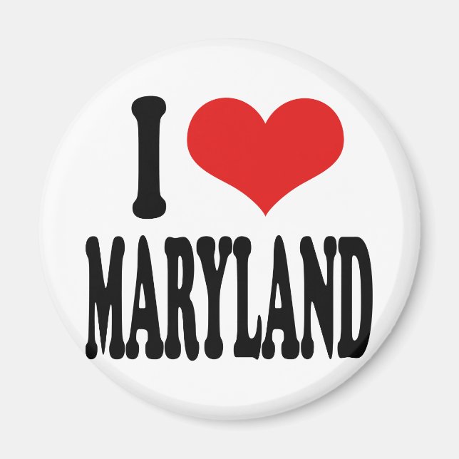 I Love Maryland Magnet (Front)