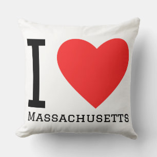 I love Massachusetts  Cushion