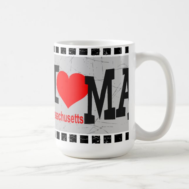 I love Massachusetts - Mugs (Right)