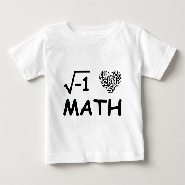 I love math baby T-Shirt (Front)