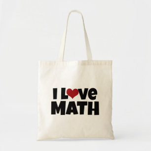 I Love Math Tote Bag