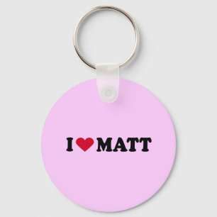 I LOVE MATT KEY RING