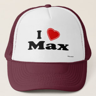 I Love Max Trucker Hat