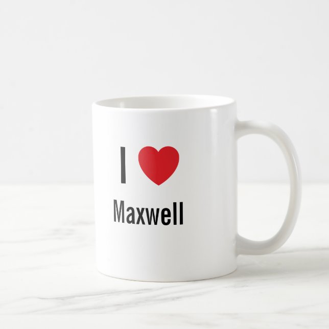 I love Maxwell Coffee Mug (Right)