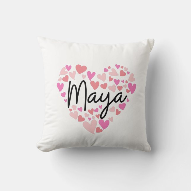 I love Maya Cushion (Front)
