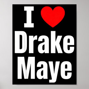 I Love Maye Football Fan  Poster