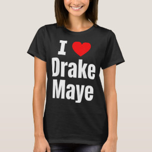 I Love Maye Football Fan  T-Shirt