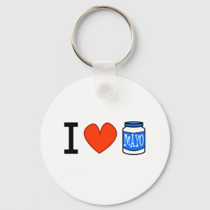 I Love Mayo! Key Ring