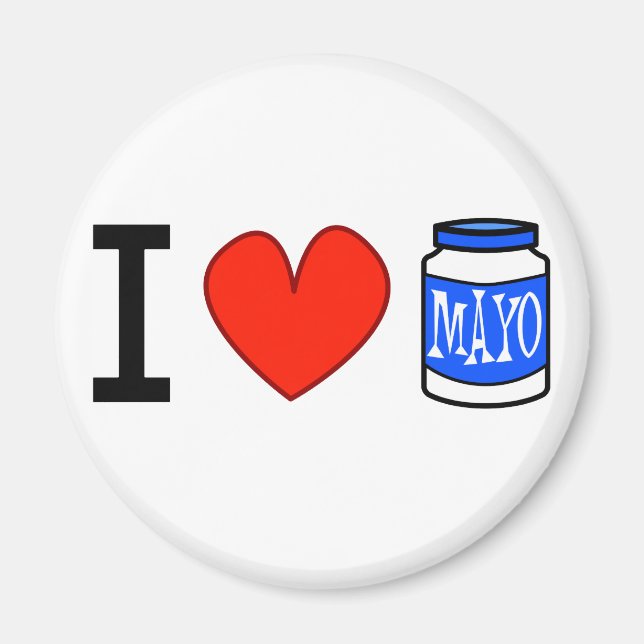 I Love Mayo! Magnet (Front)