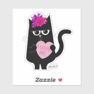 I Love Me – 4” Glossy White Die-Cut Sticker