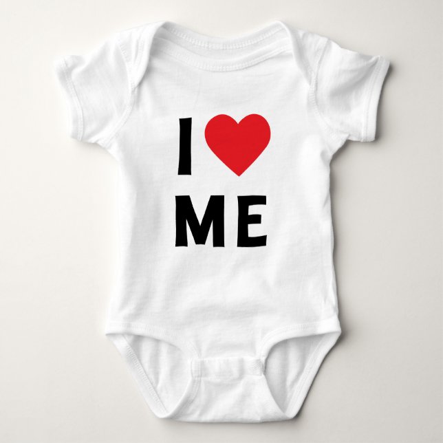 I LOVE ME! Baby Unisex Baby Bodysuit (Front)