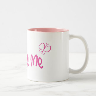 I love Me Butterfly Two-Tone Coffee Mug