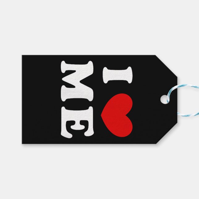 I LOVE ME GIFT TAGS (Front (Horizontal))