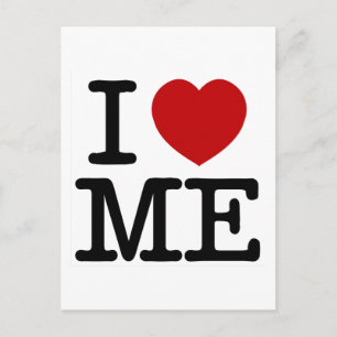 I Love Me Heart Me self esteem confidence dignity Postcard