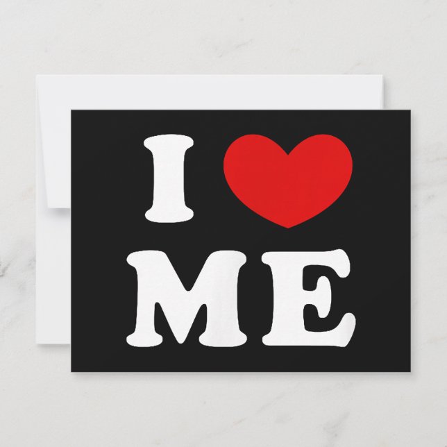 I LOVE ME HOLIDAY CARD (Front)