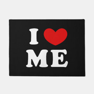 I Love Me, I Heart Me Doormat