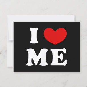 I Love Me, I Heart Me Postcard