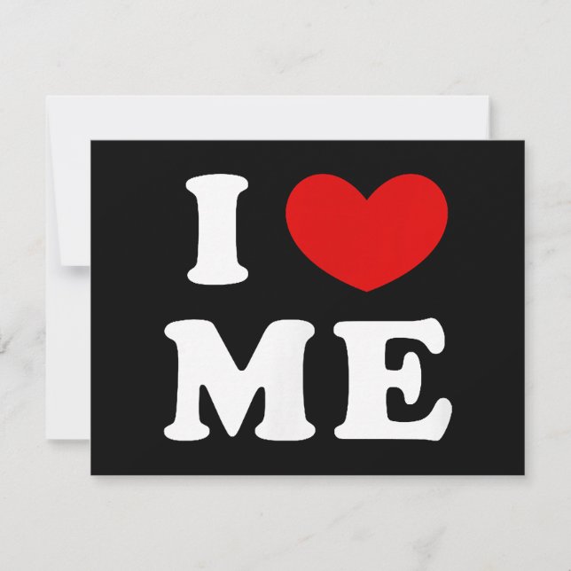 I LOVE ME INVITATION (Front)