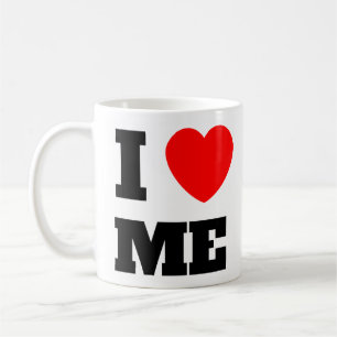 I love me Monogram Script inspirational  Coffee Mug