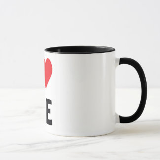 I Love ME Ringer Mug