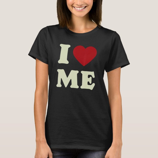 I Love Me Y2K Aesthetic Brown Downtown Girl T-Shirt (Front)