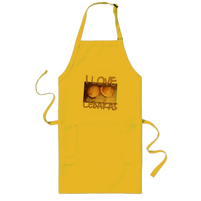 I love meatloaf to eat long apron (Front)