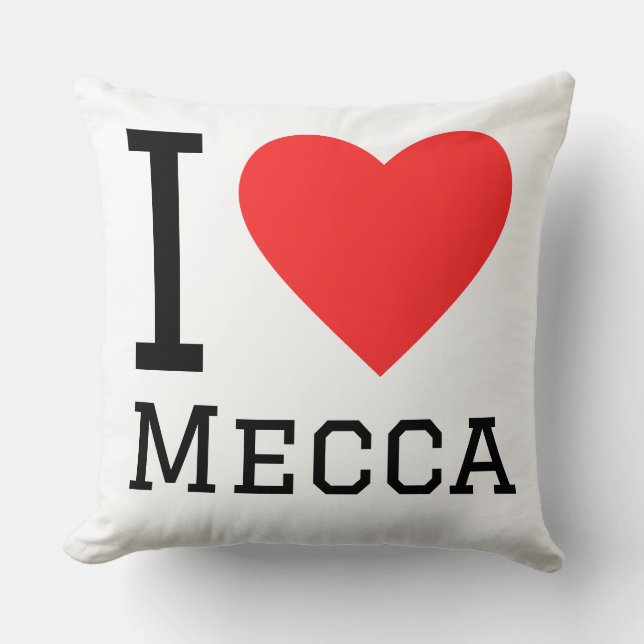 I love Mecca  Cushion (Front)