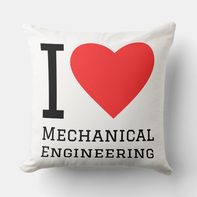 I love mechanical engineering cushion (Front)