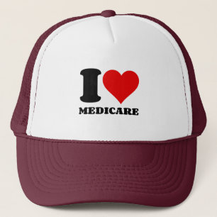 I LOVE MEDICARE TRUCKER HAT