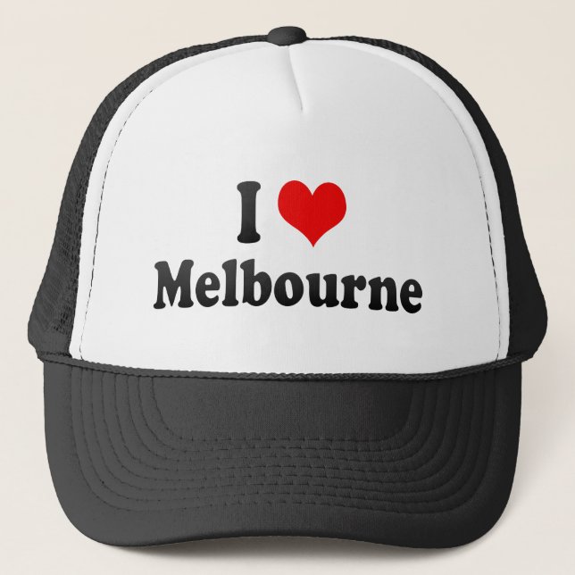 I Love Melbourne, Australia Trucker Hat (Front)