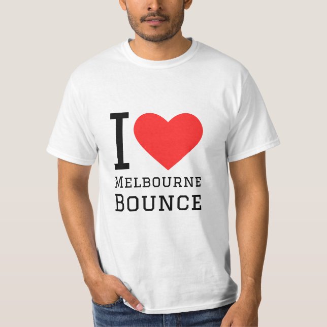 I love Melbourne bounce T-Shirt (Front)
