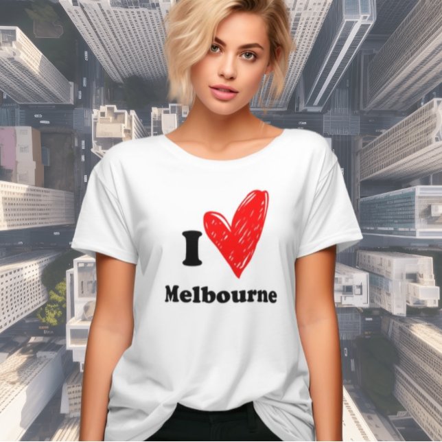 I Love Melbourne City Pride T-Shirt (Creator Uploaded)