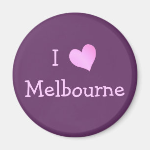 I Love Melbourne Magnet