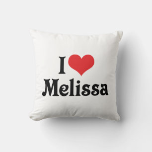 I Love Melissa Cushion