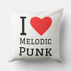 I love melodic punk square sticker cushion