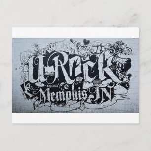 I Love Memphis Mural Postcard