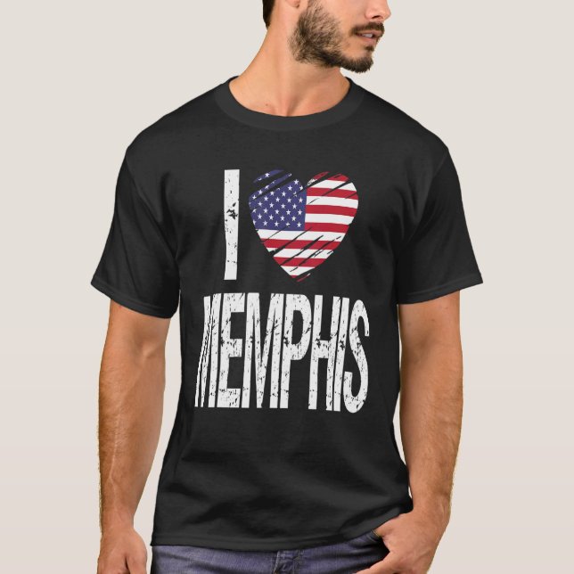 I Love Memphis T-Shirt (Front)