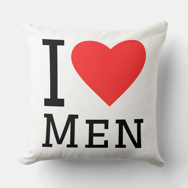 I love men cushion (Front)